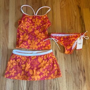 Speedo Tankini 3 Piece Bathing Suit